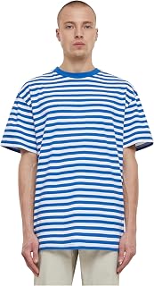 Urban Classics Basic Basic Men's Regular Stripe T-Shirt Black / White