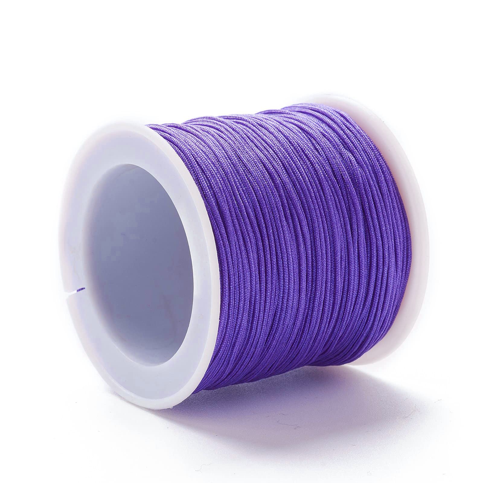 100 Yards 0.8mm Nylon Bead Cord Chinese Knot Cord Lateral Macrame String Bead Th