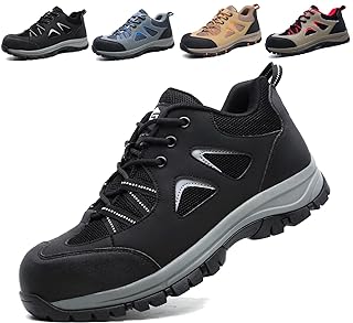 ISOOUS Safety Shoe Men Women Lightweight Work Shoes