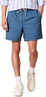 Amazon Essentials Men's 6" Inseam Regular Fit Drawstring Shorts with Elastic Waist and Pockets