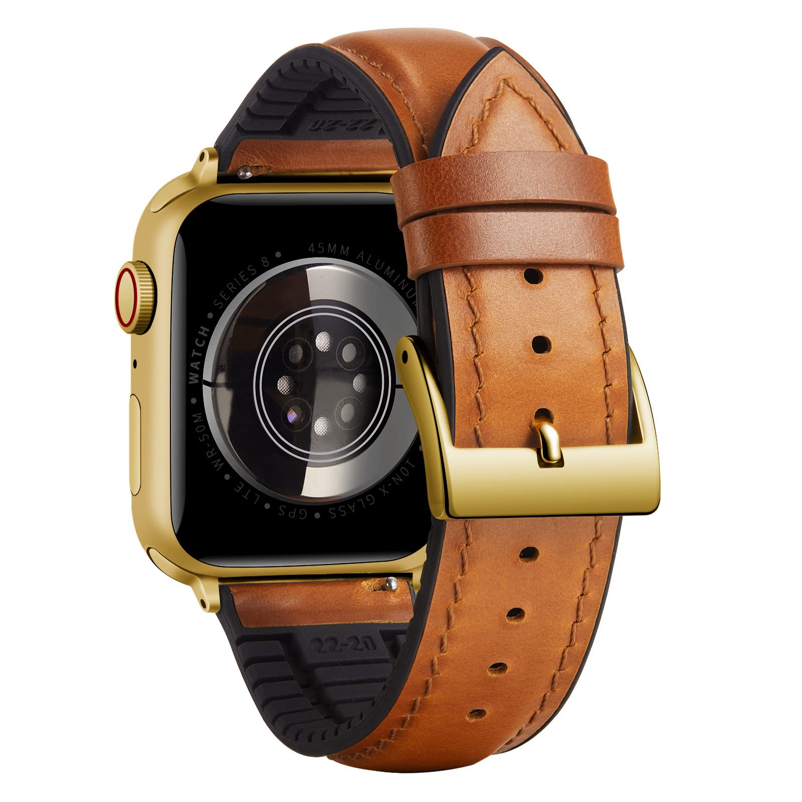 BINLUN Compatible with Apple Watch 49mm 46mm 45mm 44mm 42mm 41mm 40mm 38mm Wax O
