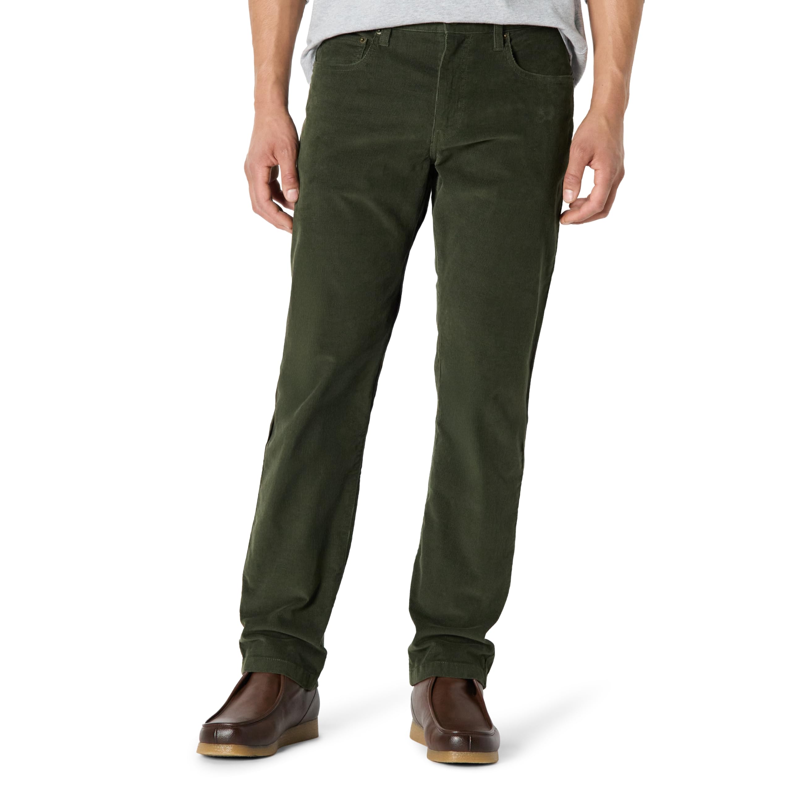 Amazon Essentials Men's Straight Fit 5 Pocket Stretch Corduroy Pant