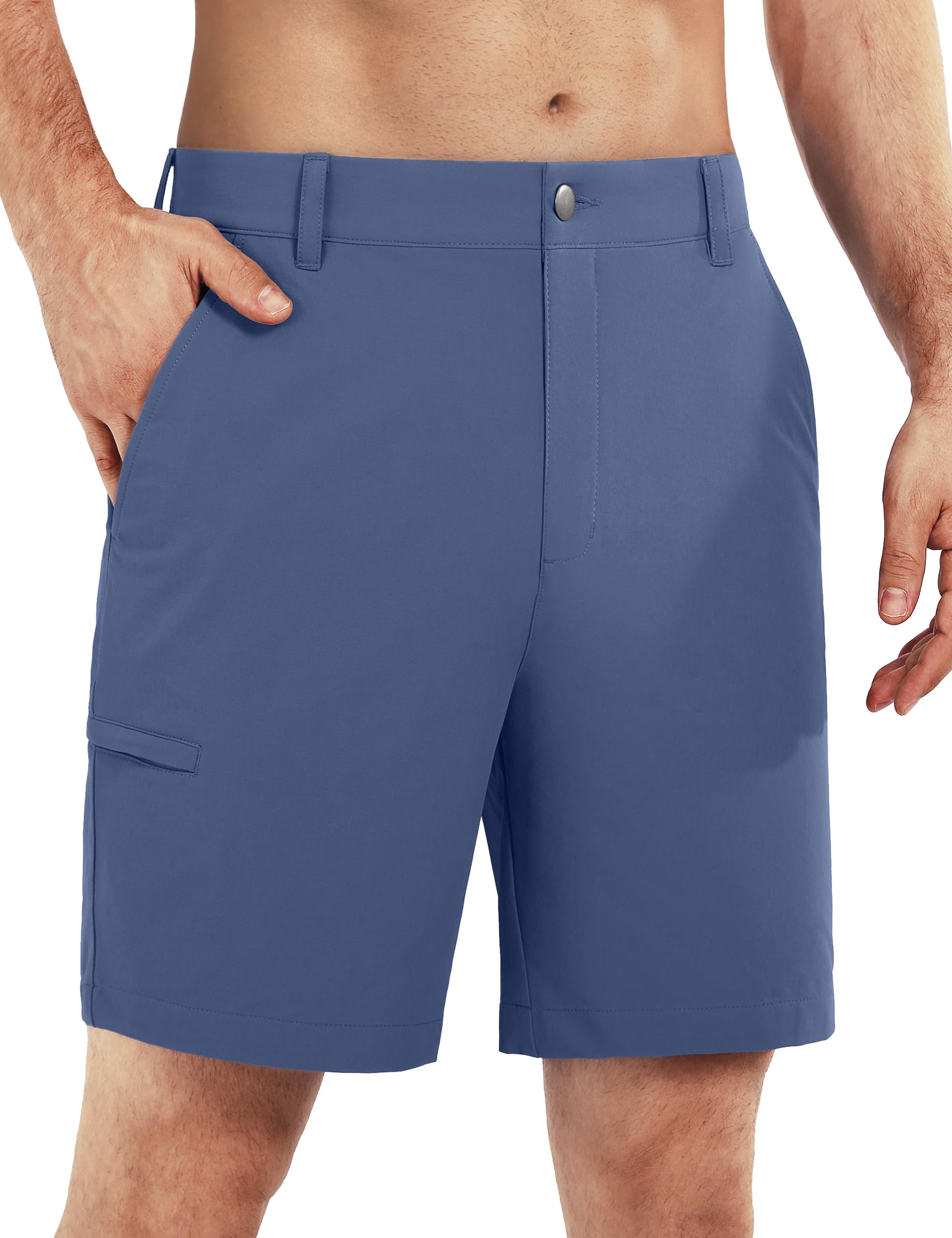 Men's Golf Shorts 7"/ 10" Stretch Quick Dry Water Resistant Dress Casual Shorts 