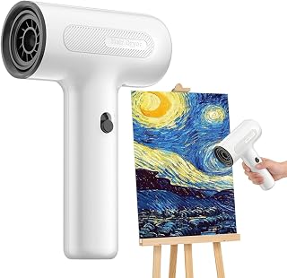 Watercolor Paint Dryer, USB Rechargeable Fast Drying Craft Air Blower | Craft Dryer, Cordless Blower, Multi-Use For Hair Styling Resin Art Epoxy Curing Embossing DIY Projects Home Workshop Studio