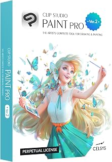 CLIP STUDIO PAINT PRO - Version 2 | Perpetual License | for Windows and macOS