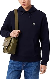 Lacoste Mens Men's Long Sleeve Solid Pop Over Sweater