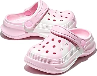 Girls Boys Tie-dye Clogs, Slip-on Garden Shoes, Water Sandals, Lightweight Slippers for Beach Pool Outdoor Play
