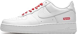 Nike Air Force 1 Low Supreme Mini Box Logo Mens Cu9225 100 White