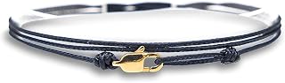 Fine Handmade Bracelet - Men and Women - with Lobster Clasp - Maritime Surfer Jewelry - Minimalist Fabric Bracelet - 100% Waterproof and Adjustable