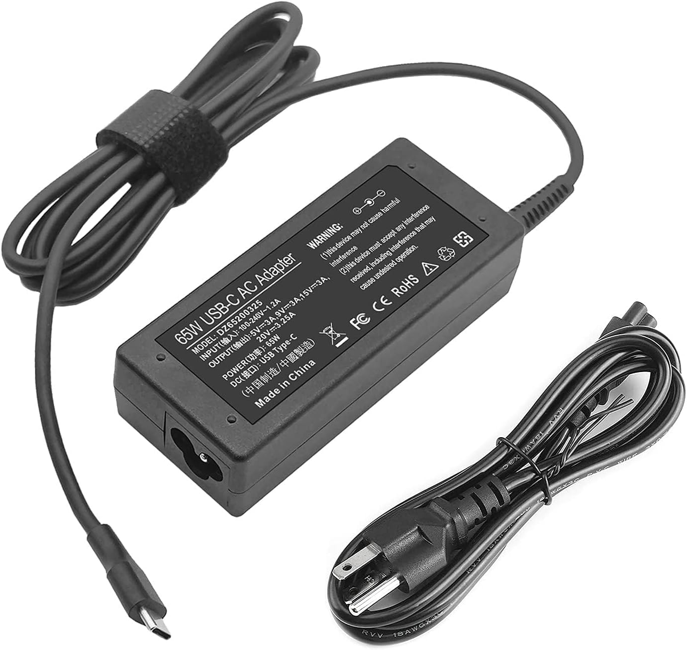 65W 45W USB C Laptop Power Replacement Adapter Charger for Lenovo Chromebook/Yog