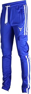 SCREENSHOT Mens Hip Hop Premium Slim Fit Urban Track Pants - Athletic Jogger Bottom with Side Taping Streetwear