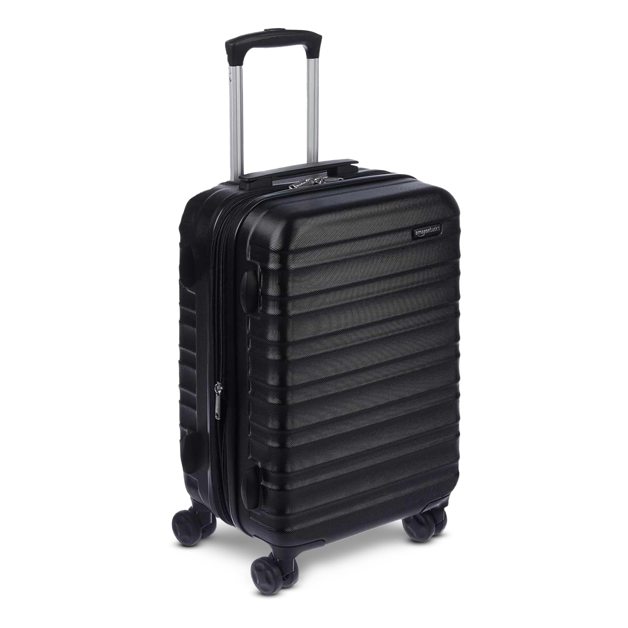 Amazon Basics 21" Hardside Carry-On Luggage with Spinner Wheels, Expandable for 