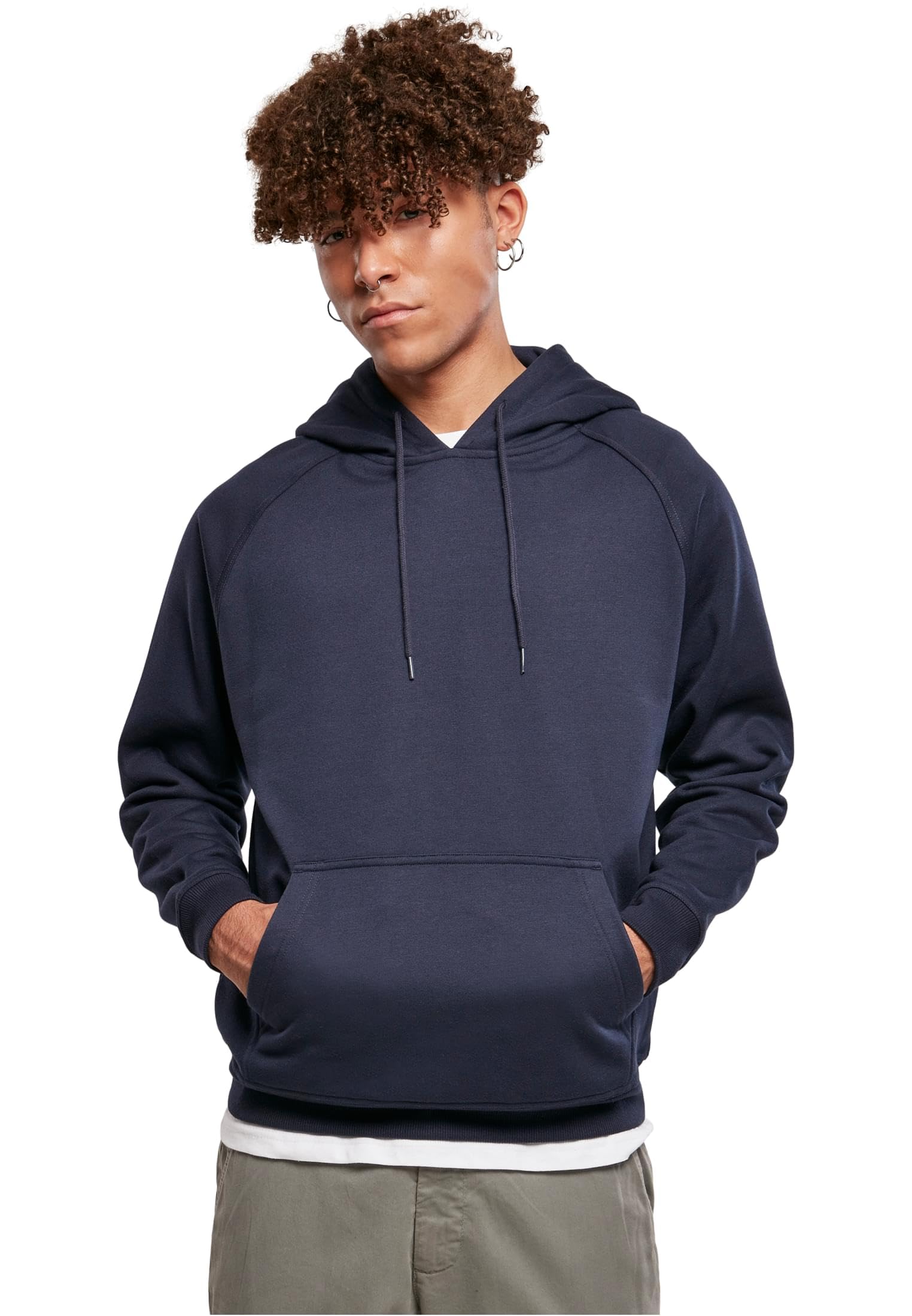 Urban Classics Blank Men's Hoodie Dark Grey Regular