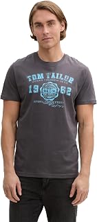 TOM TAILOR Men's 1037735 T-Shirt (Pack of 1)