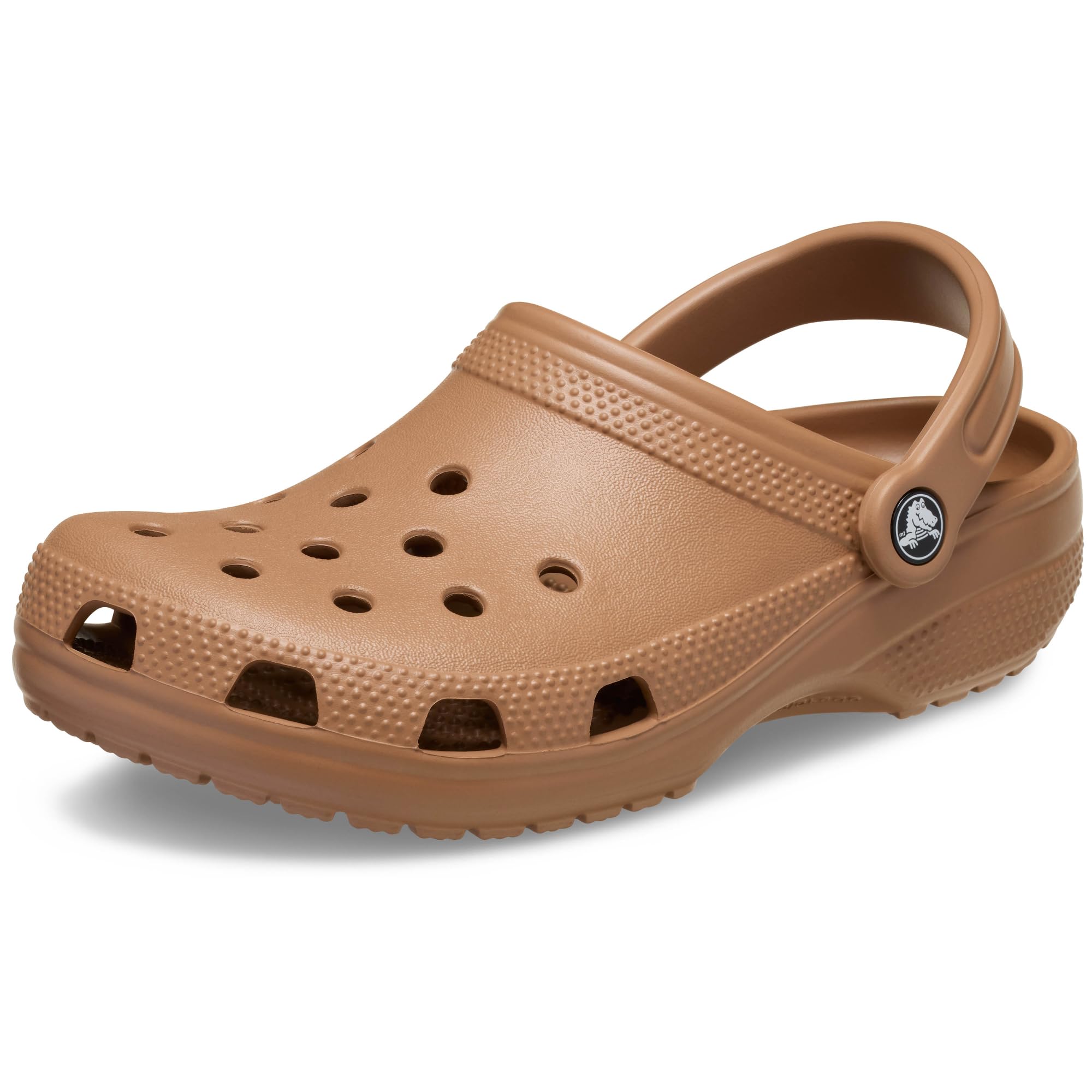Crocs Classic Glitter Clog, Milk Chocolate, 37 EU