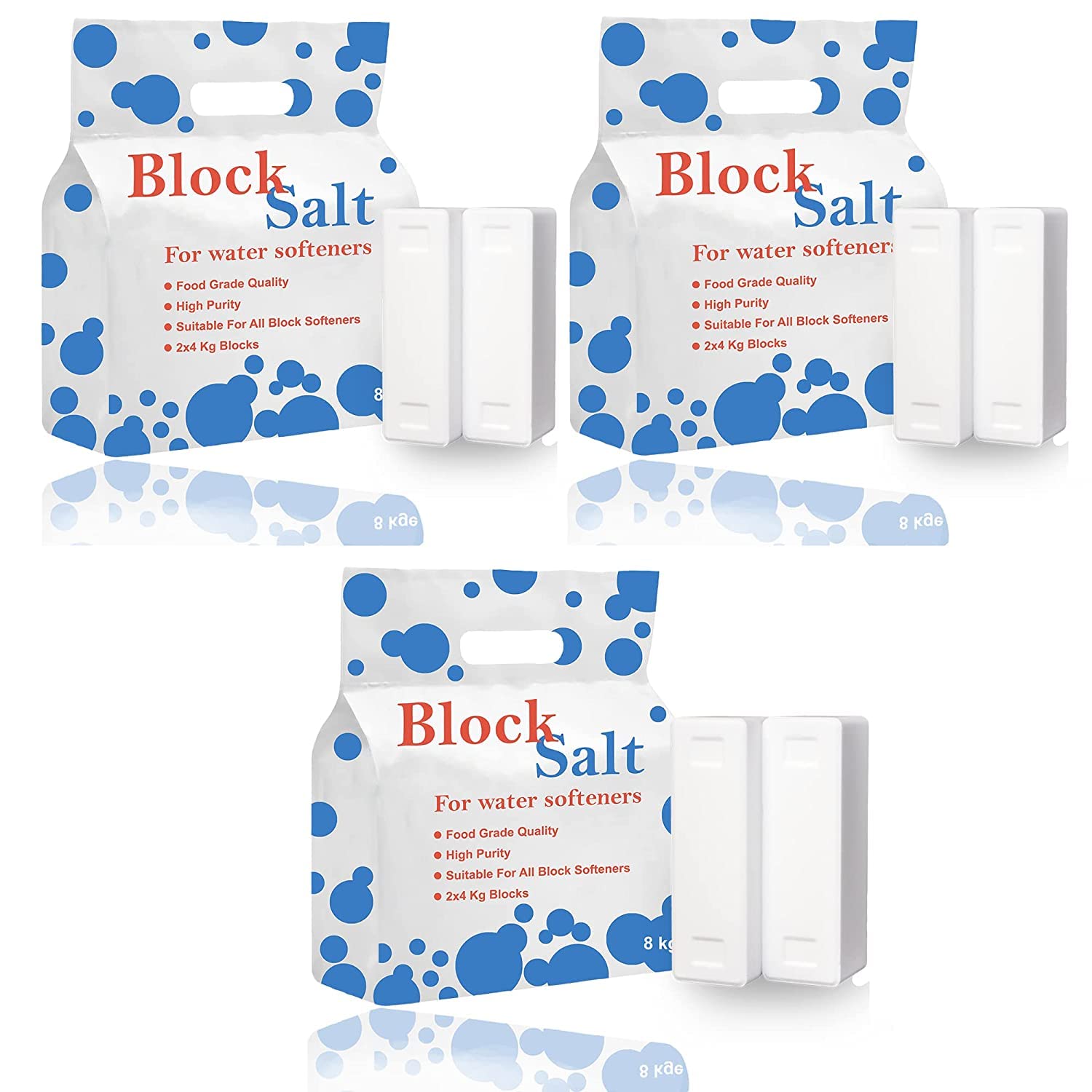 HSD 3 pack water softener salt blocks