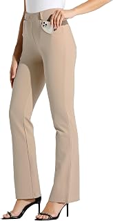 Willit Ladies Yoga Pants Work Trousers Stretch Casual Office Pants Petite/Regular/Long 29"/31"/33"