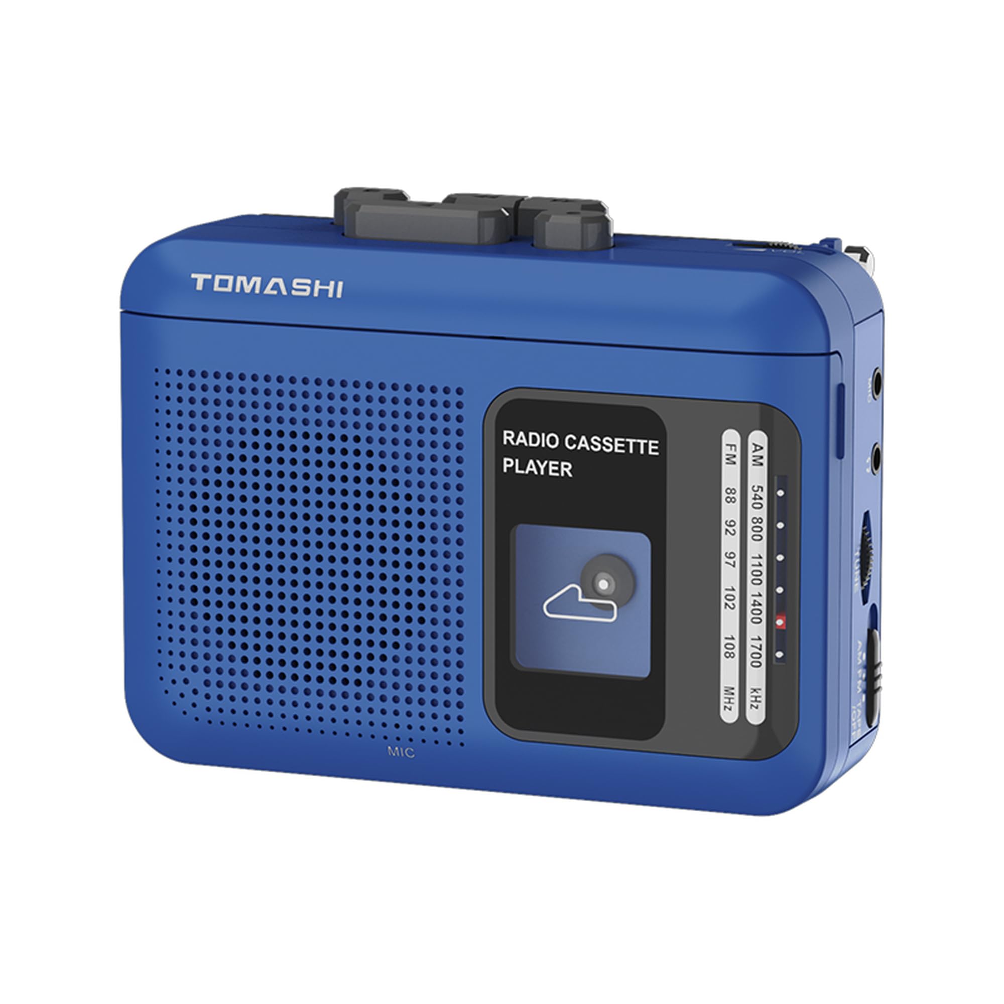 TOMASHI Portable Cassette Tape Player and Recorder with AM/FM Radio | Built-in s