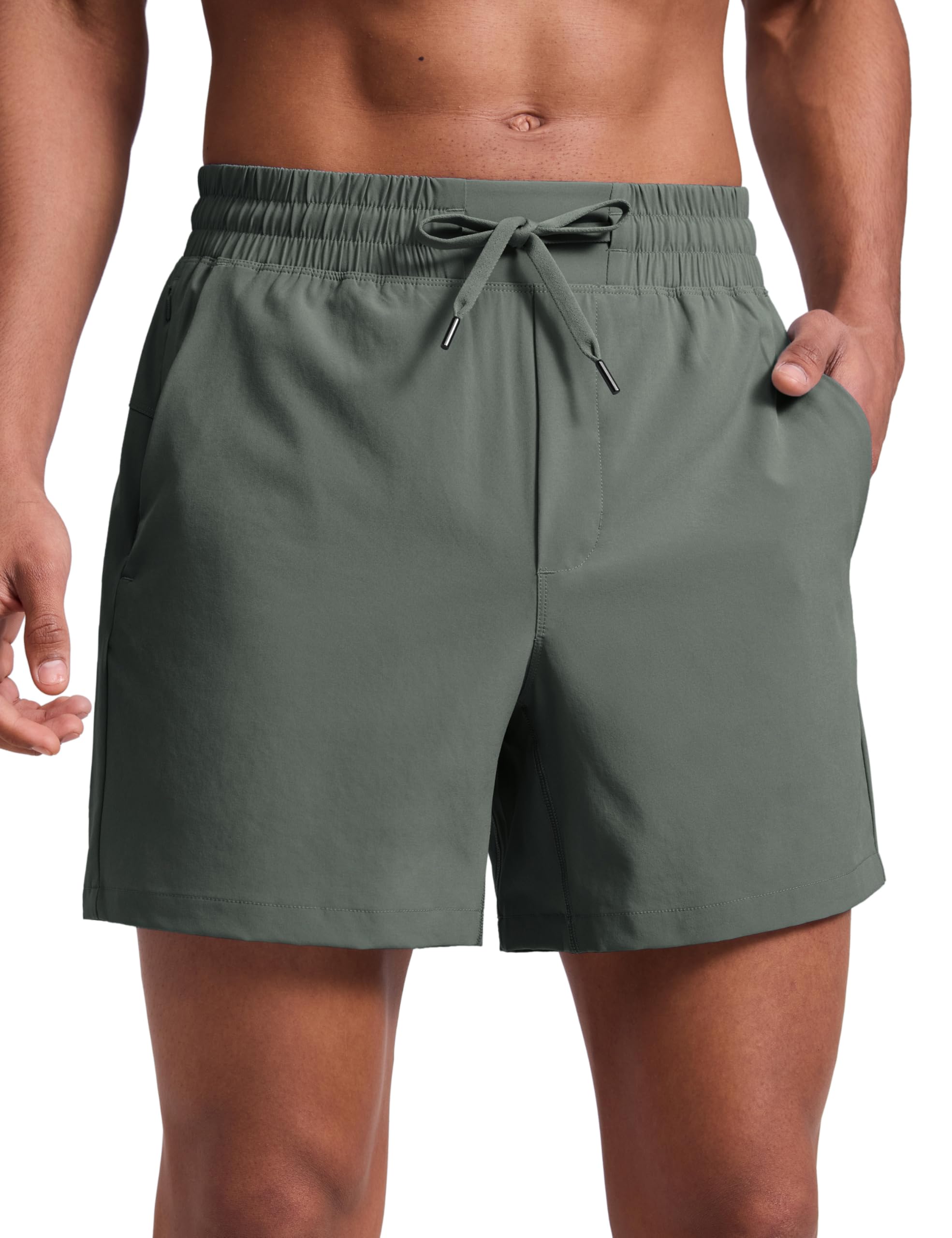 CRZ YOGA Linerless Workout Shorts 5''