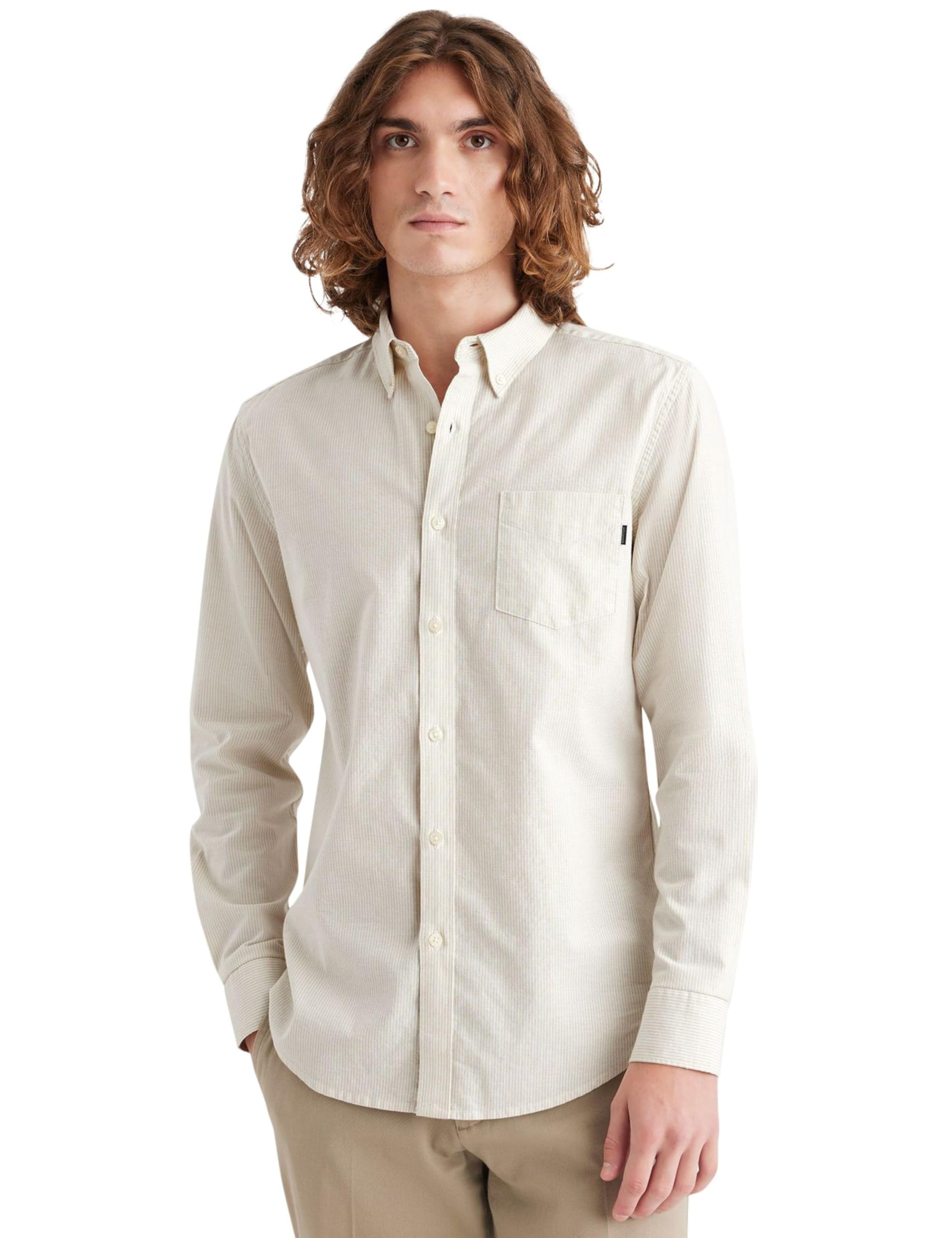 Dockers Men's Oxford Stretch Slim Fit Shirt