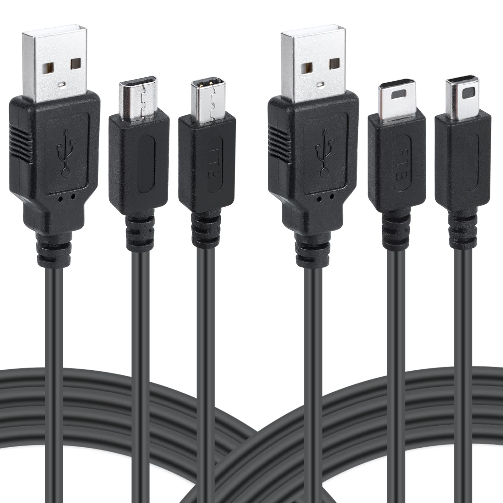 Funturbo All-in-1 DS Charger, 3DS DS Lite Charger Cable USB Charging Cord for Ni