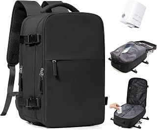 BJLFS Vacuum Backpack with Pump Hand Luggage 40x30x20 Ryanair Wizzair