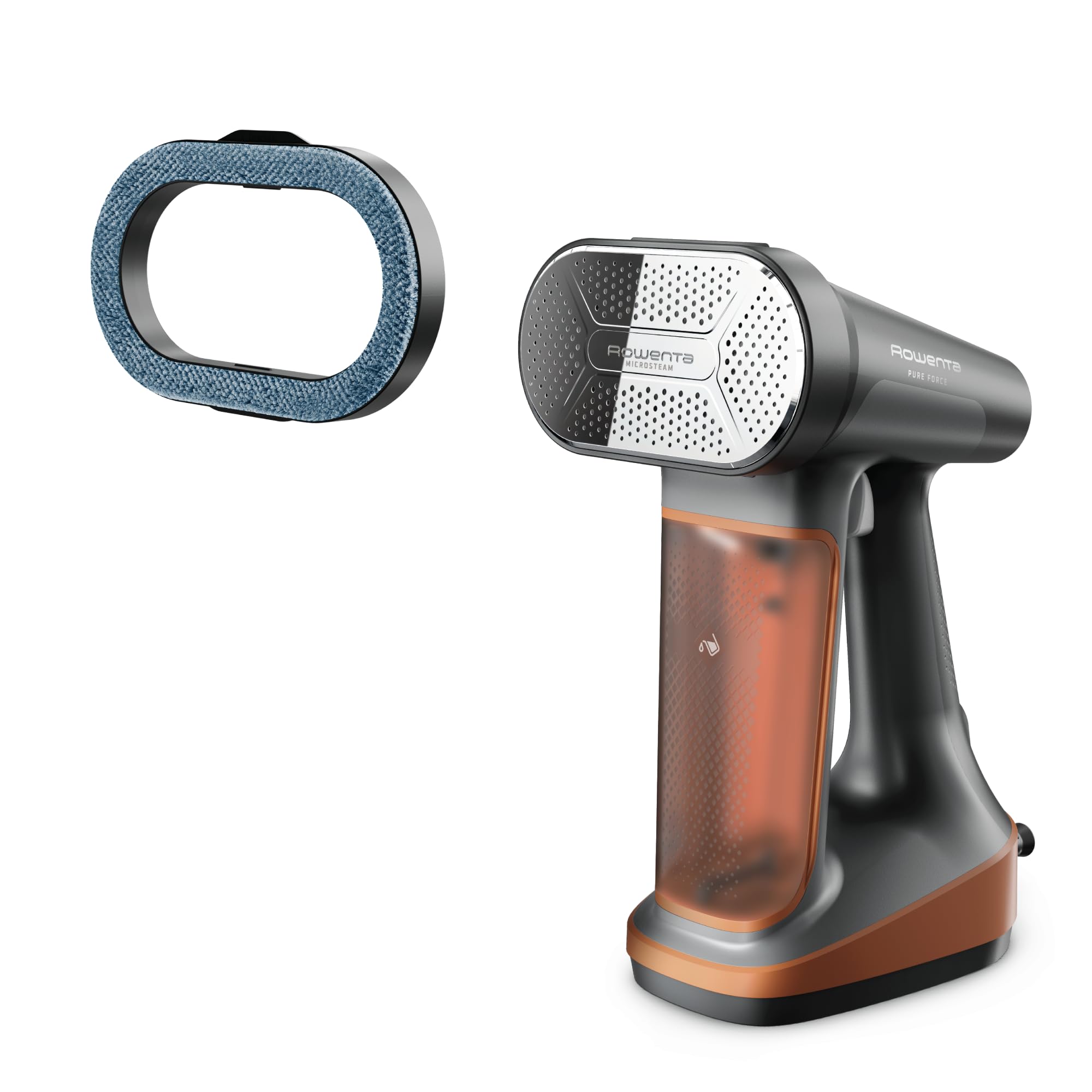 Rowenta Pure Force 3-in-1 Steamer Iron for Clothes XL Soleplate DR8855 | 40% lar