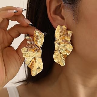Golden Sunflower Earrings for Women Chic Flower Jewelry Gift