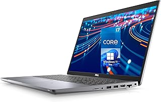 Dell Latitude 5520 Business Laptop 15.6" HD, Intel i7-1165G7, 32GB RAM, 1TB NVMe SSD, Webcam, Backlit, AX Wi-Fi, Bluetooth, SD Card Reader, HDMI, USB Type-C Thunderbolt - Windows 11 Pro (RENEWED)