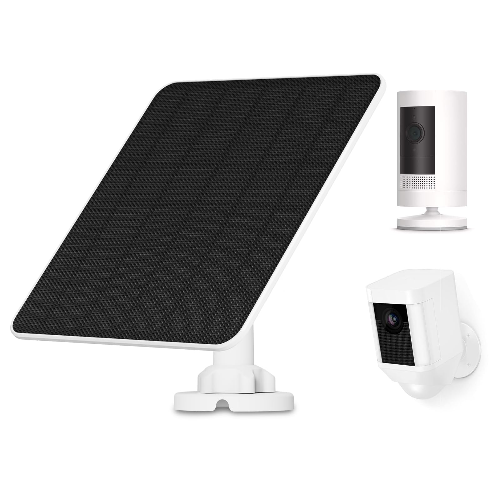 Solar Panel for Ring Camera, 5W Camera Solar Panel Charger for Stick Up Cam/Pro 