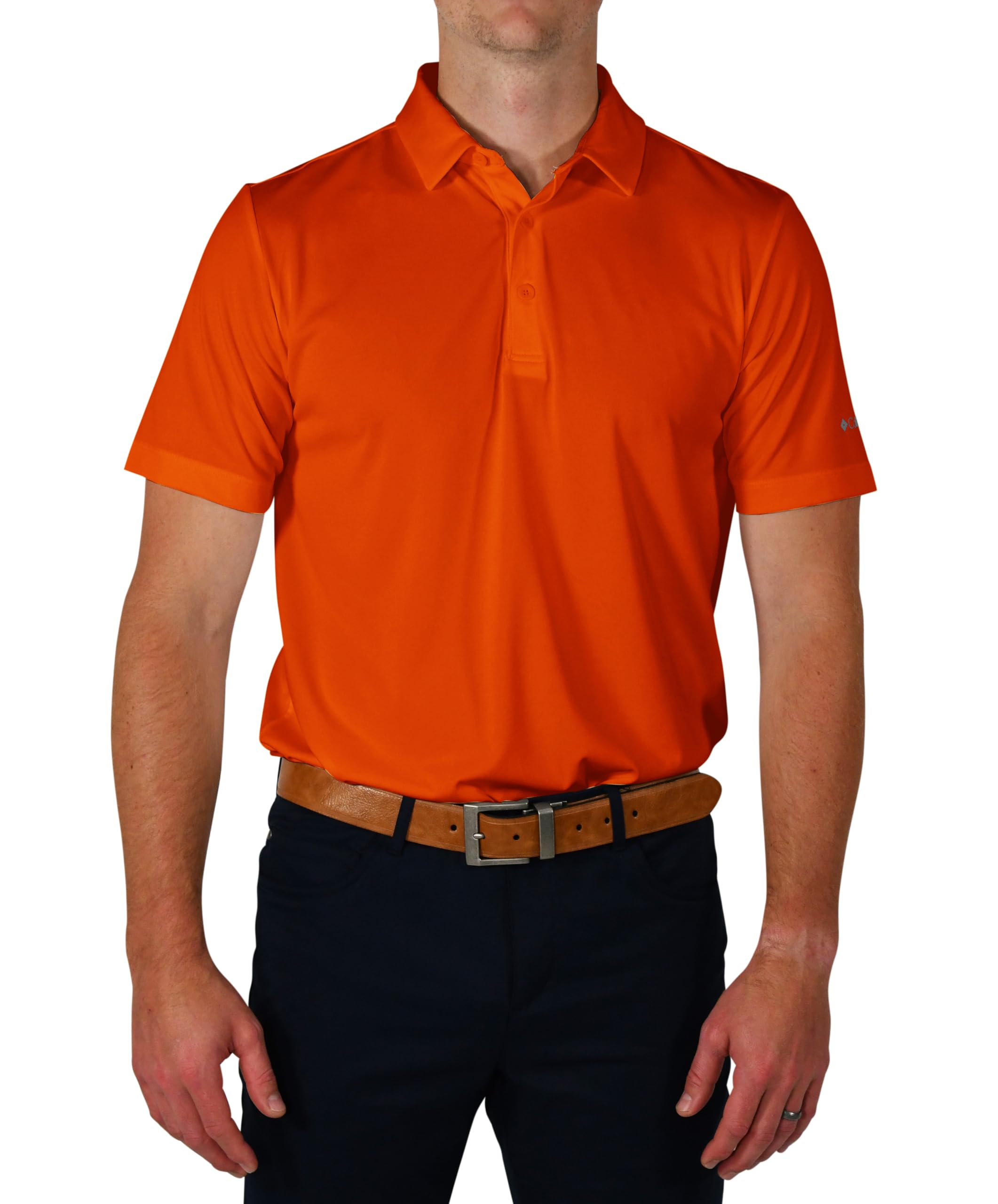 Columbia Men's Golf Drive Polo Shirt Omni Wick Performance Breathable Short Slee