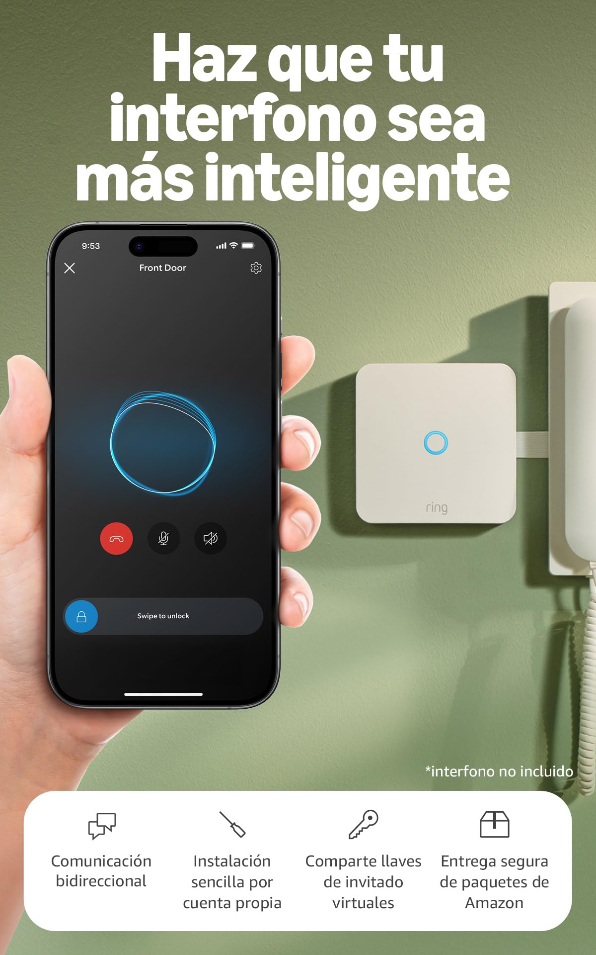 Ring Intercom by Amazon | Upgrade Your Intercom to a Smart System with Remote Un