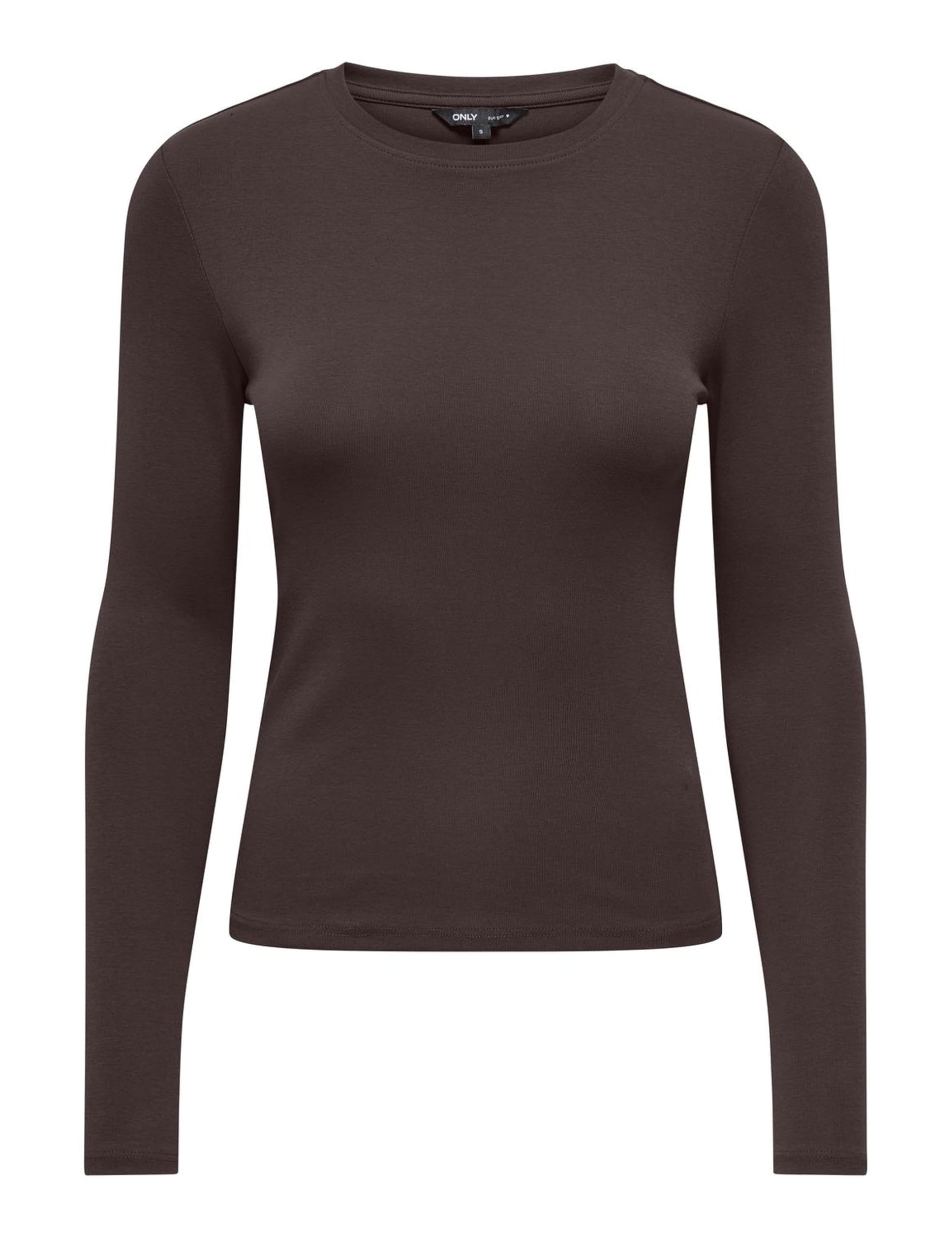 ONLY Women's Onlriley O-Neck L/S Top JRS Noos Basic Top with O-Neck and Long Sle