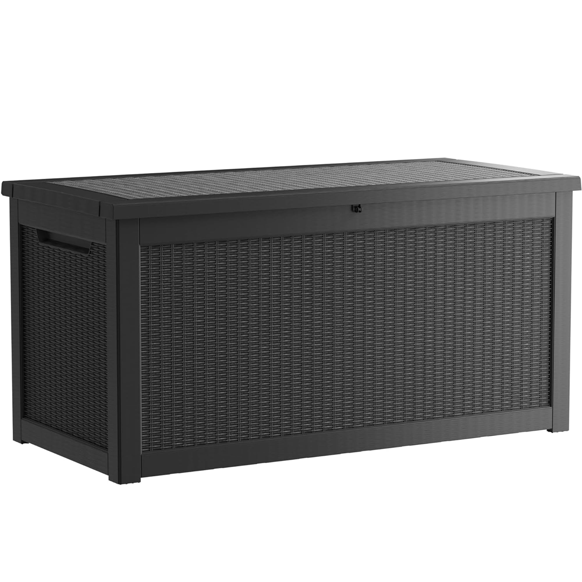 Yardgrace 380 Gallon Outdoor Storage Box, Extra Large Waterproof Resin Deck Box 