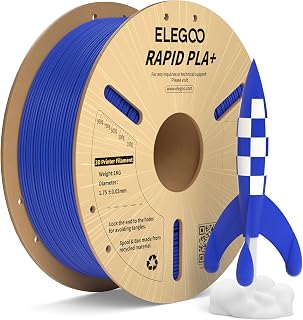 ELEGOO Rapid PLA Plus 3D Printer Filament 1.75mm Blue 1KG