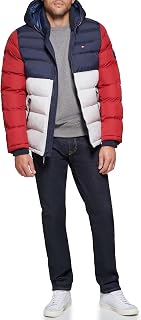 Tommy Hilfiger Classic Hooded Jacket (Regular And Big & Tall Sizes) Down Alternative Jacket Men's