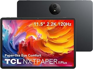 TCL NXTPAPER 11 Plus Tablet 11.5" 2.2K 120Hz NXTPAPER Display 8000mAh Battery 33W Fast Charging Anti-glare Anti-blue light Protect your eyes 8GB+256GB 4 Speakers DTS Sound Thin 6.5mm 490g Dark Gray