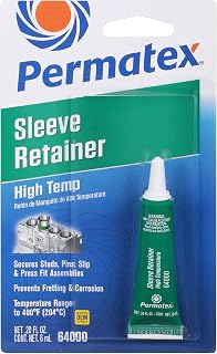 Permatex 64000 High Temperature Sleeve Retainer, 6 ml