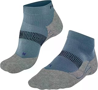 FALKE Men's RU4 Cool Short Running Socks Medium Padding Cooling Effect Anti-Blister Short Vegan Breathable Quick Dry Durable Functional Thread 1 Pair