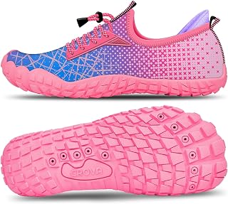 CROVA Kids Water Sports Shoes Ultra Light Totally Drainage Quick-Dry Aqua Socks Barefoot Slip-on for Boys Girls Toddler