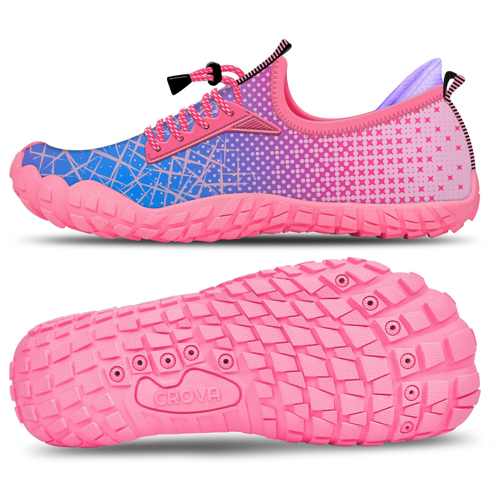 CROVA Kids Water Sports Shoes Ultra Light Totally Drainage Quick-Dry Aqua Socks 