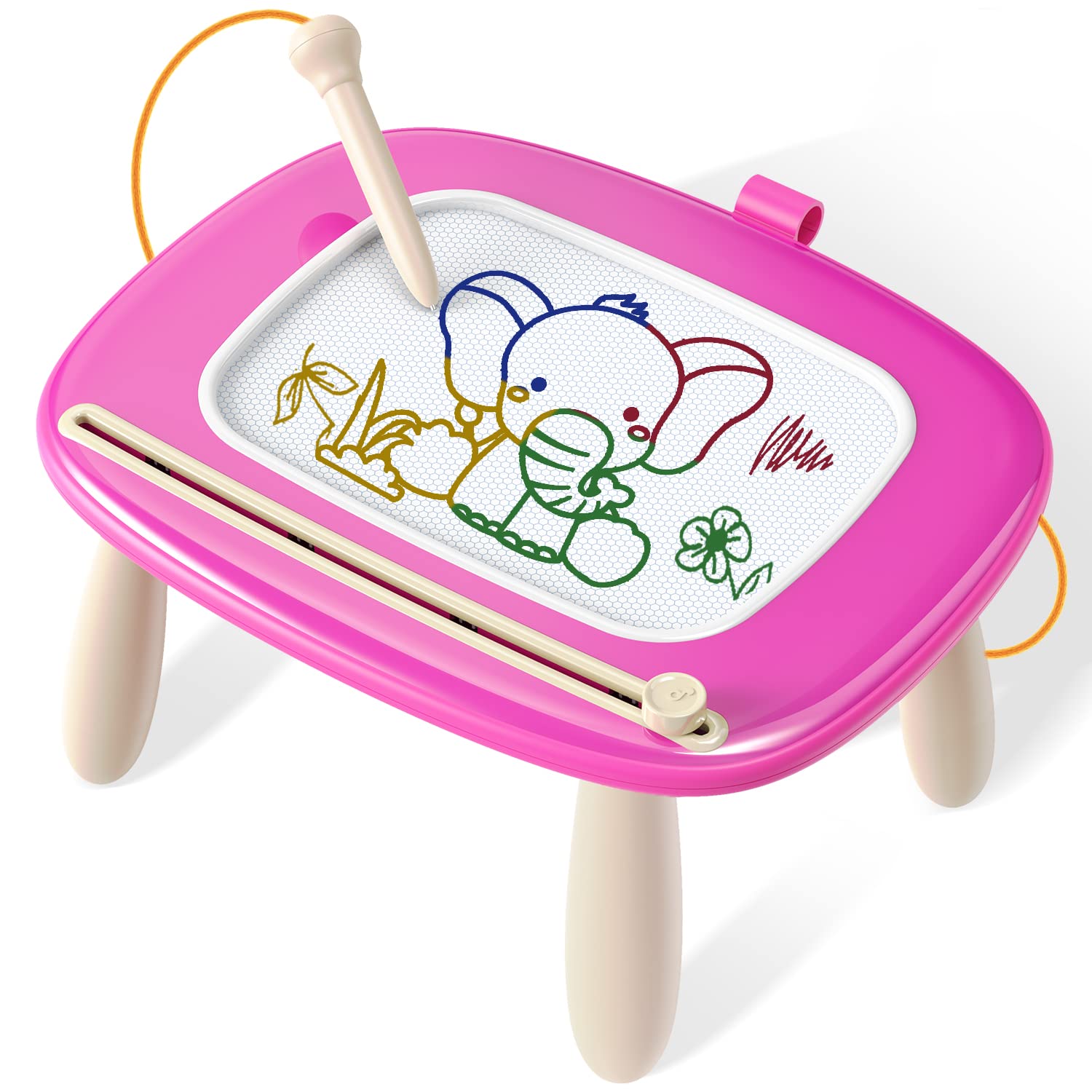 Seimome Magnetic Drawing Board, Toddler Girl Toy for 1-3 Year Old, Doodle Board 