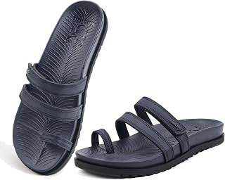 KuaiLu Womens Fluffy Sliders Ladies Cross Band Faux fur Slippers with Yoga Mat Furry Open Toe Sandals Indoor Outdoor