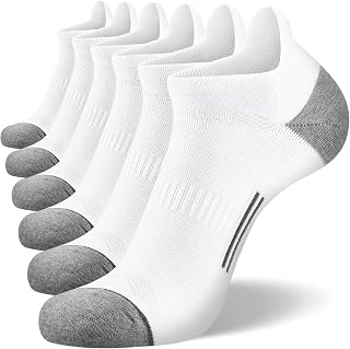 FITRELL 6 Pairs of Running Socks for Men and Women