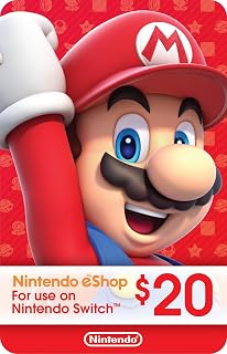 Nintendo eShop Physical Gift Card | $20