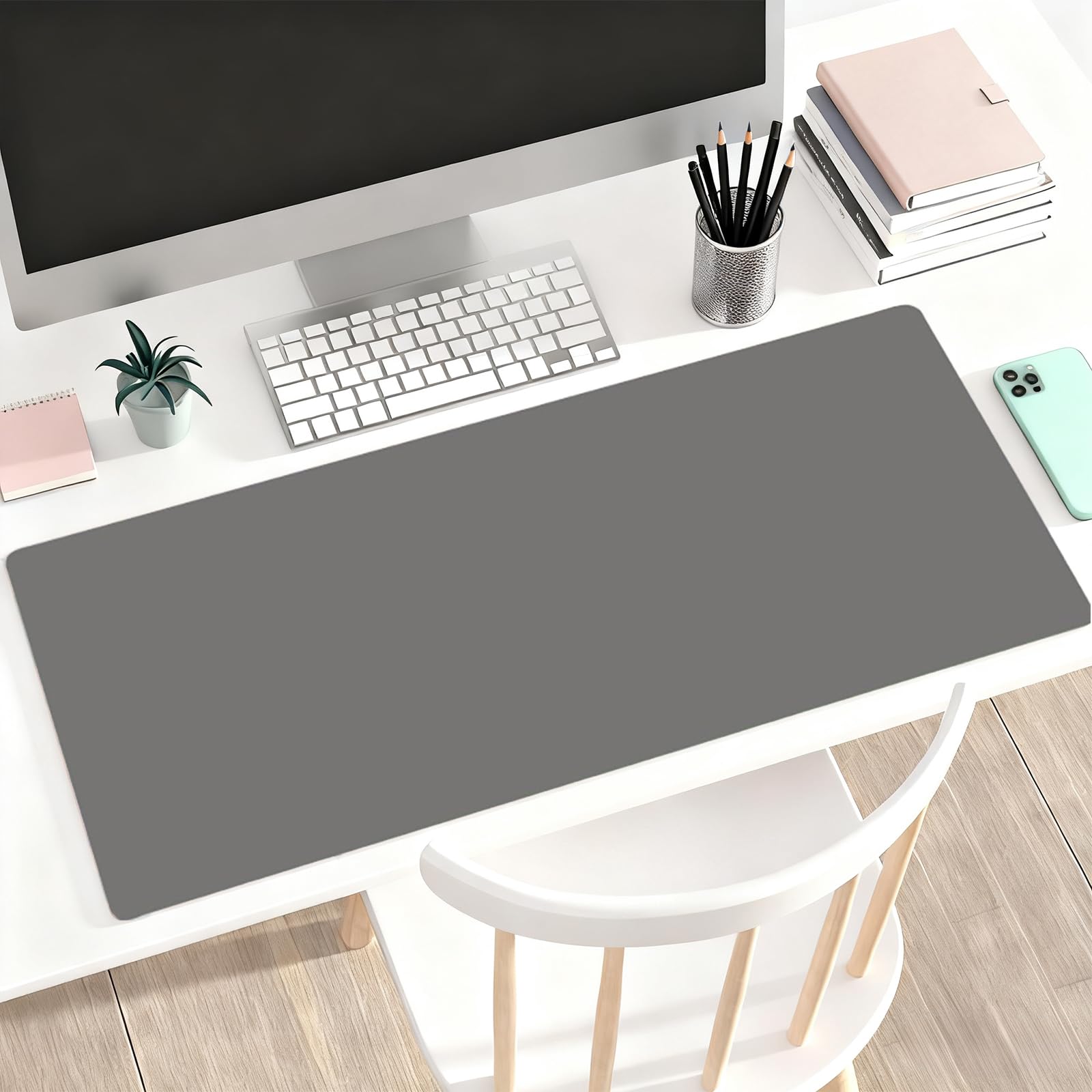 Gaming Mouse Pad with Non-Slip Base and Water-Resistant Surface for Office & Hom