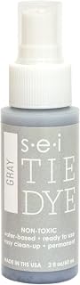 S.E.I. Grey Tie Dye Spray Bottle: 2oz. Non Toxic Fabric Dye Spray, DIY Permanent Clothing Dye, One Step, Ready to Use Tie Dye Supplies