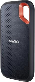 SANDISK Extreme Portable External SSD 2TB (External SSD Hard Drive with | Nvme 2TB Portable SSD, up to 1050MB per S read, 1000MB per S write, IP65 water and dust, 3m drop