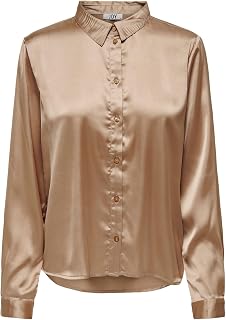 JDY Women's Jdyfifi Life L/S Short Shirt WVN Noos Blouse