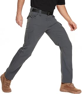 NATUVENIX Tactical Pants for Men Stretch Ripstop Cargo Outdoor Work